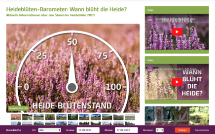 Blütenbarometer Lüneburger Heide